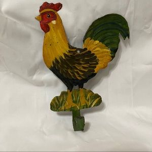 Vintage Rooster Wall Hook